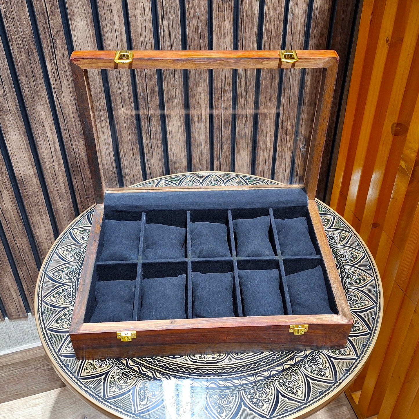 Premium Wooden Watch Box (10 slots)