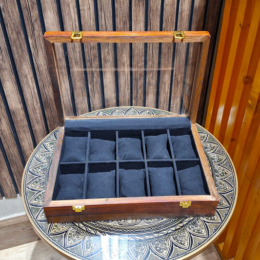 Premium Wooden Watch Box (10 slots)